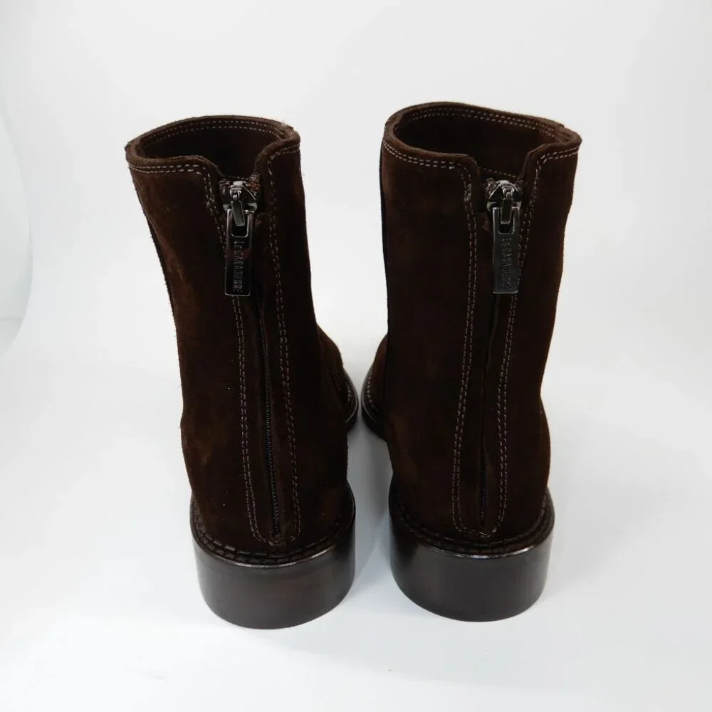 La Canadienne Selina City Dry Waterproof Bootie Boots Size 5.5 Brown Suede NEW - Picture 10 of 15